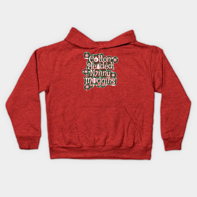 Cotton-Headed Ninny Muggins Kids Hoodie by Nazonian